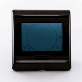 Терморегулятор E 91.716 черная рамка