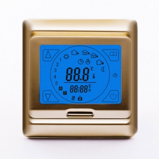 Терморегулятор E 91.716 золотистая рамка