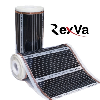 Инфракрасный пленочный теплый пол RexVa, мощность 220 вт/м2, 80 см